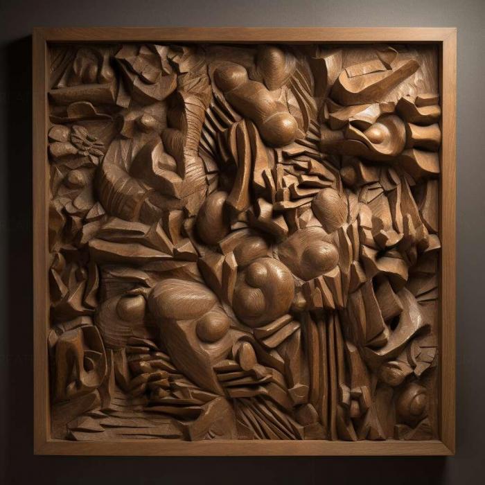 نموذج ثلاثي الأبعاد لآلة CNC 3D Art 